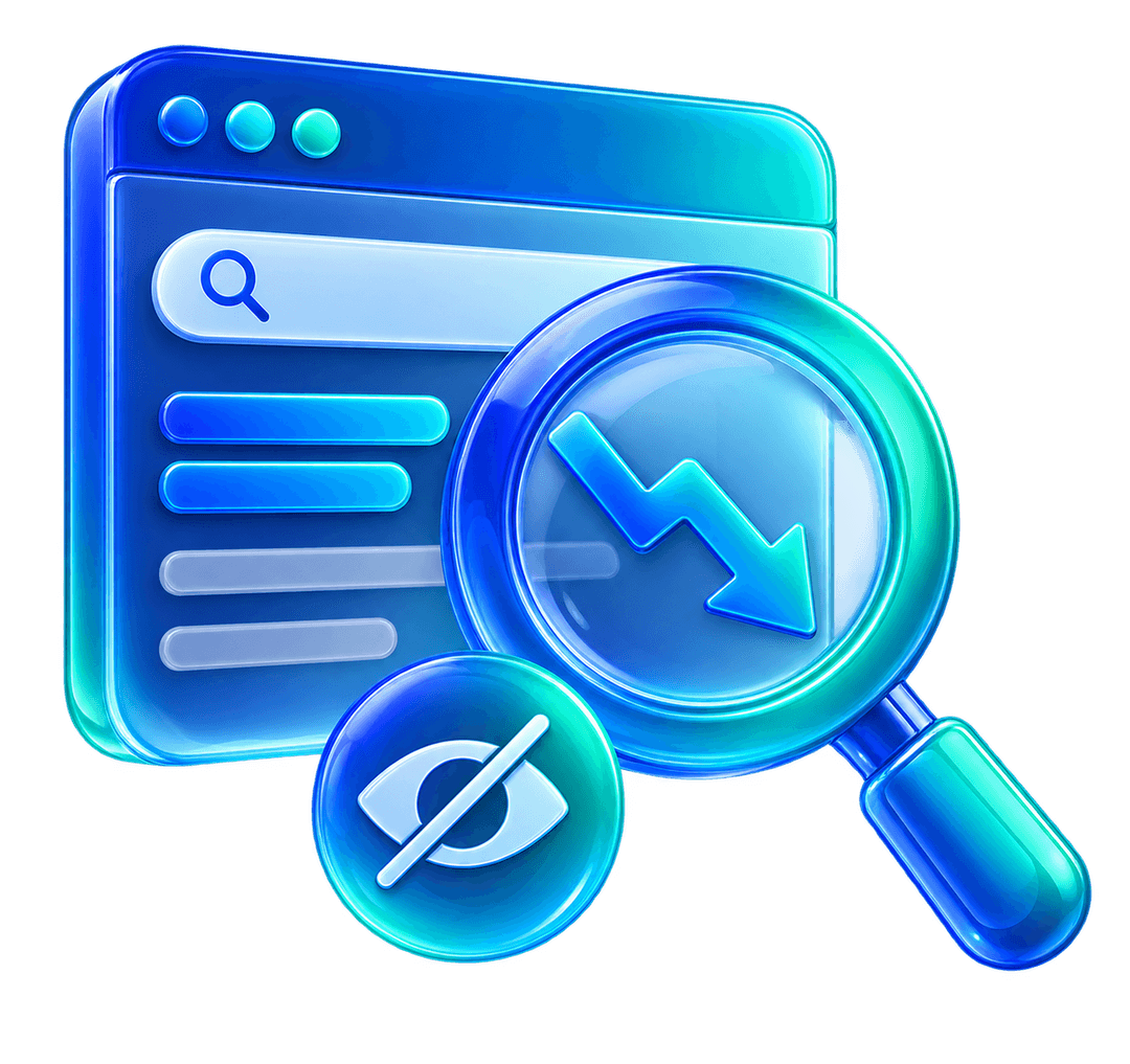 Weak Search Visibility